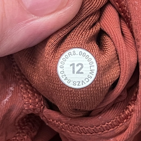 Lululemon Wunder Under High-Rise Tight in Soft Cranberry Pink Foil - size 12 - Picture 5 of 11